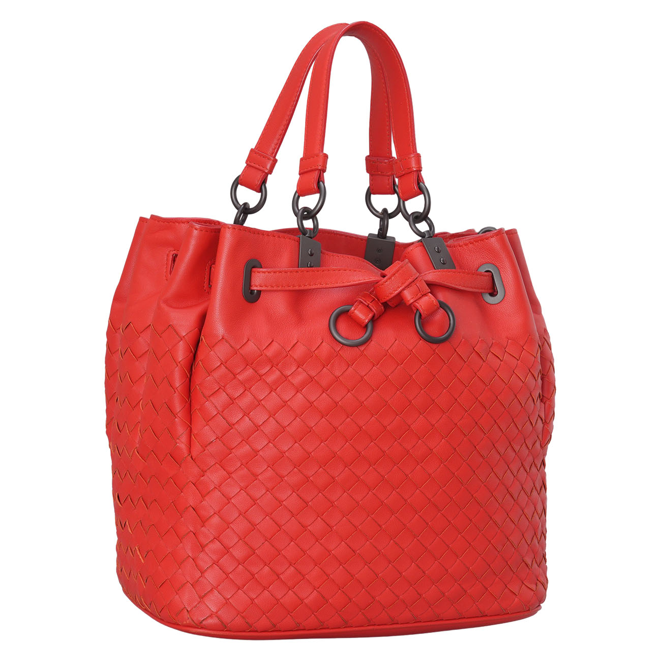 BOTTEGA VENETA(USED)보테가베네타 인트레치아토 버킷백
